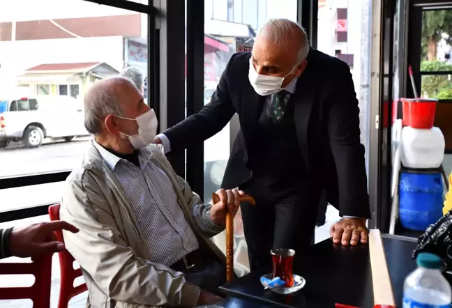 BAŞKAN ZORLUOĞLU İLÇE ZİYARETLERİNE DEVAM EDİYOR
