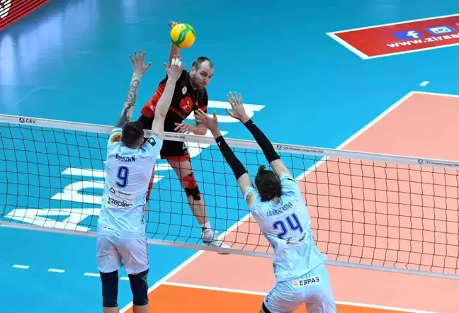 CEV Şampiyonlar Ligi: Ziraat Bankkart: 0 - Dinamo Moskova: 3