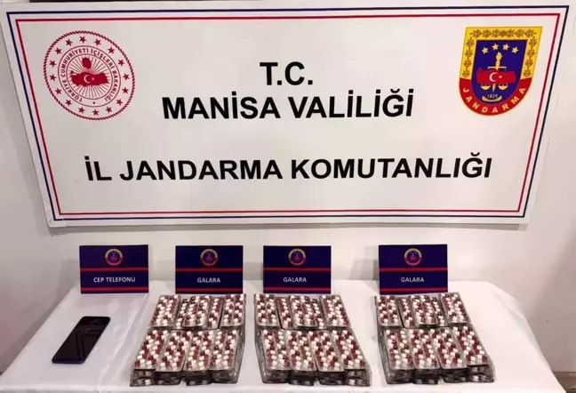 Manisa'da Sentetik Ecza Hapı Operasyonu: 2016 Hap Ele Geçirildi