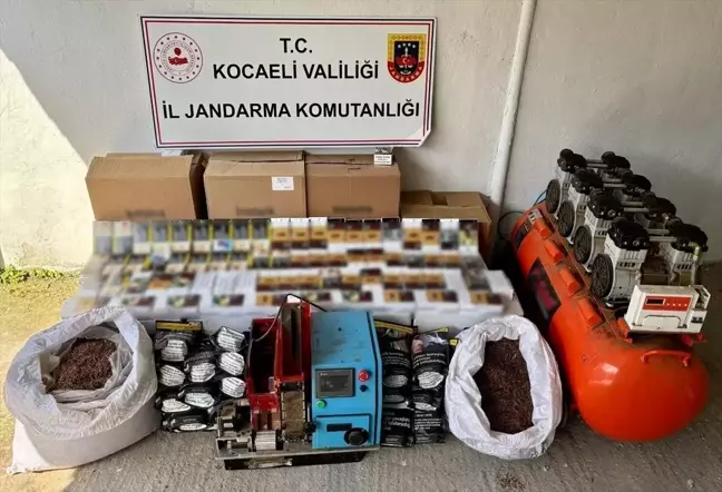 Kocaeli'de Kaçak Sigara Operasyonu: 143 Bin Makaron Ele Ge geçti