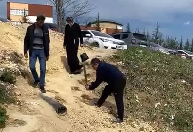 Bolu'da Hastane Yolu Tepkileri: Kumlu Rampada Düşüşler