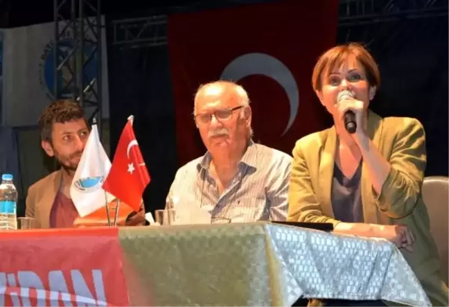 CHP'li Canan Kaftancıoğlu, Datça'da panele katıldı