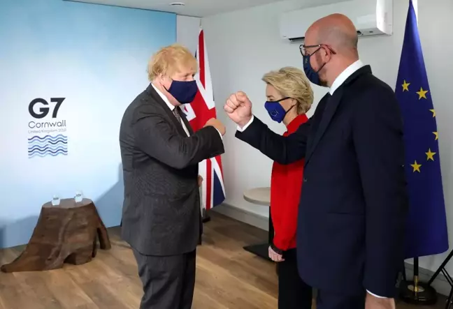 Johnson, Merkel ve AB yetkilileriyle görüştü