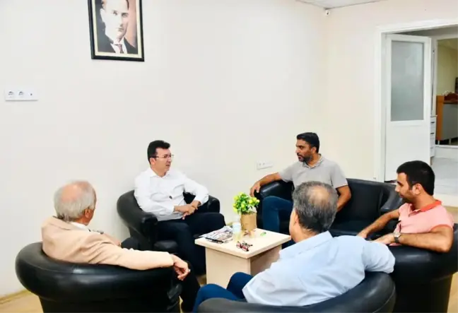 Kaymakam Şahin'den AGC'ye veda ziyareti