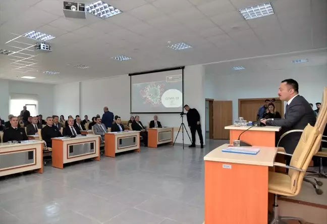 Bilecik'te koronavirüs bilgilendirme toplantısı