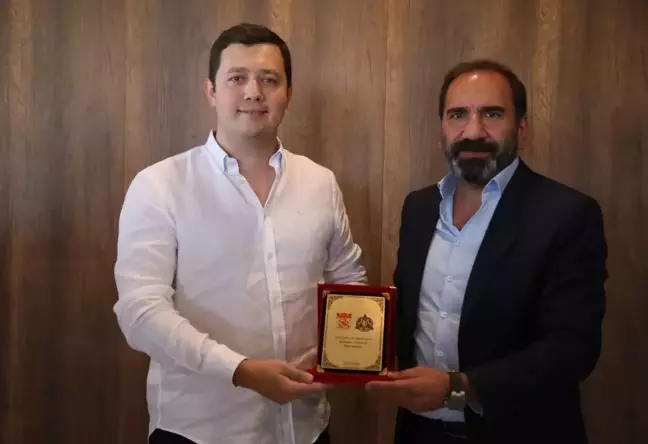 Sivasspor ve Petrocub yöneticileri yemekte bir araya geldi