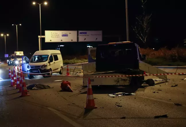 trafik kazasında bir belediye işçisi hayatını kaybetti, 3 kişi yaralandı