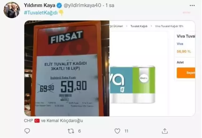Bursa gündem haberleri: Yıldırım Kaya, Tarım Kredi Kooperatifleri Marketleri ile Piyasadaki Diğer Market Fiyatlarını Karşılaştırdı: