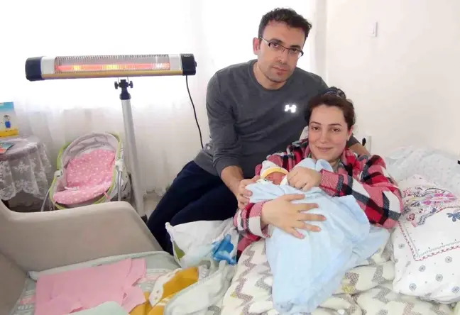 Depremzede annenin bebeği Mersin'de doğdu, adı 'Güney Umut' oldu