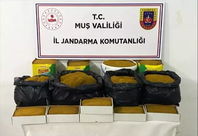 Muş'ta 55 Kilogram Kaçak Tütün Ele Geçirildi