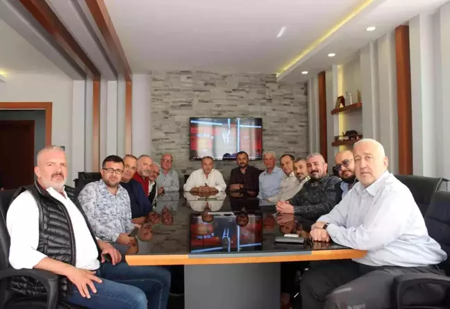 ÇTSO meslek grubu adaylarından Başkan Yılmaz'a ziyaret
