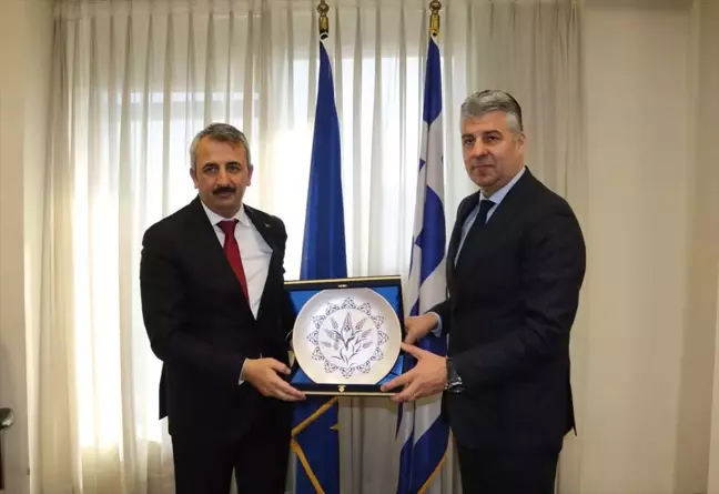 Edirne Valisi Yunus Sezer Yunanistan'ı ziyaret etti