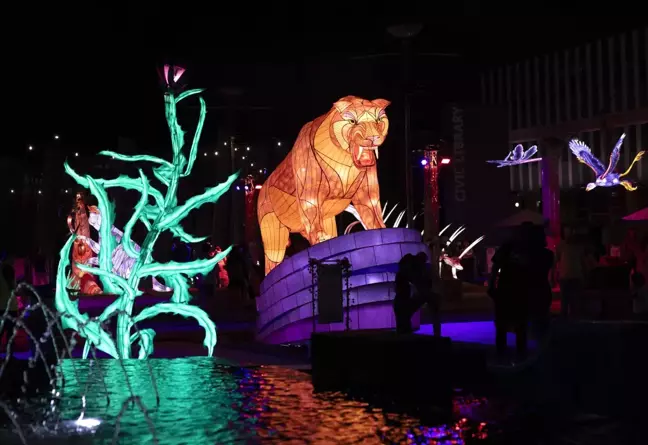 Avustralya'nın başkenti Kanberra'da Enlighten Festivali başladı