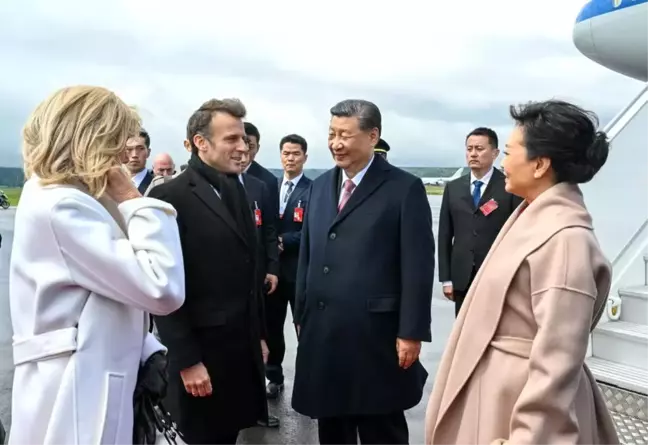 Çin Cumhurbaşkanı Xi Jinping Tarbes'te görüşme gerçekleştirdi