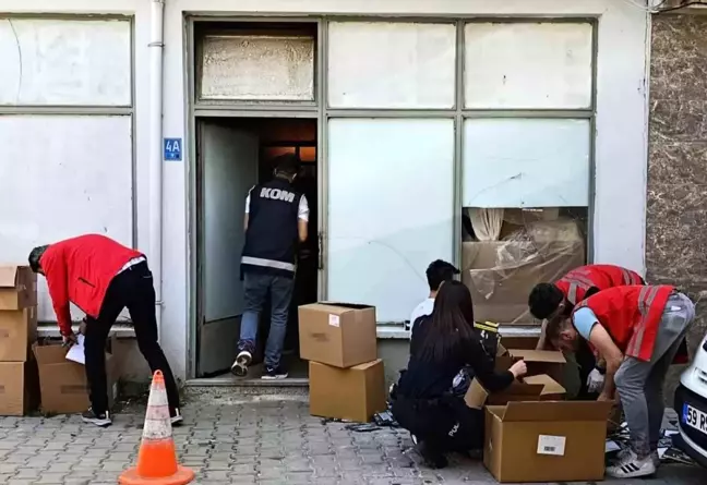 Tekirdağ'da Kaçak Tütün ve Makaron Operasyonu