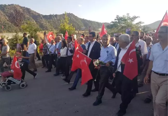 CHP'den Tunceli'de, 'Terörü Protesto ve Şehit Necmettin Öğretmeni Anma Yürüyüşü'