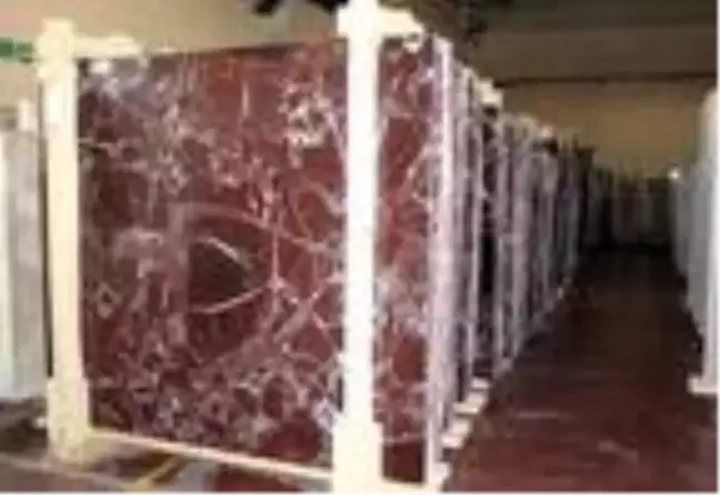 Elazığ'da üretilen 'vişne mermeri', 45 ülkeye ihraç ediliyor