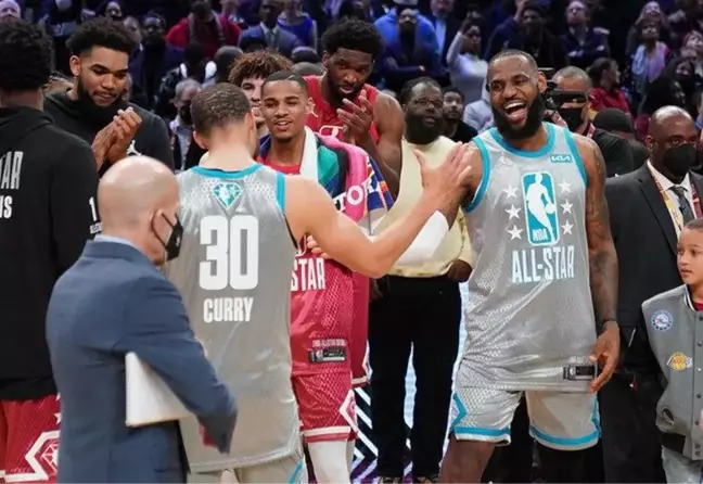 NBA All Star 2022'de LeBron James'in takımı kazandı! Stephen Curry tarihe geçti