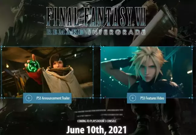 Final Fantasy VII Remake Intergrade son fragmanı yayınlandı! En az 6 ay boyunca PlayStation 5'e özel kalacak!