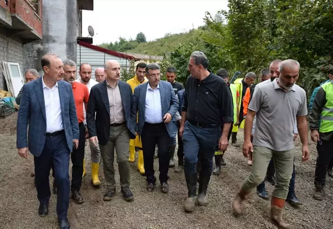 Bakan Yardımcısı İskurt, Araklı'daki Taşkın Çalışmalarını İnceledi