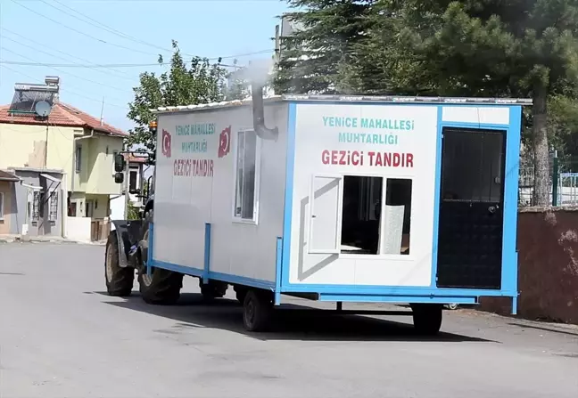 Yahyalı'da Gezici Tandır ile Yufka Geleneği Yaşatılıyor