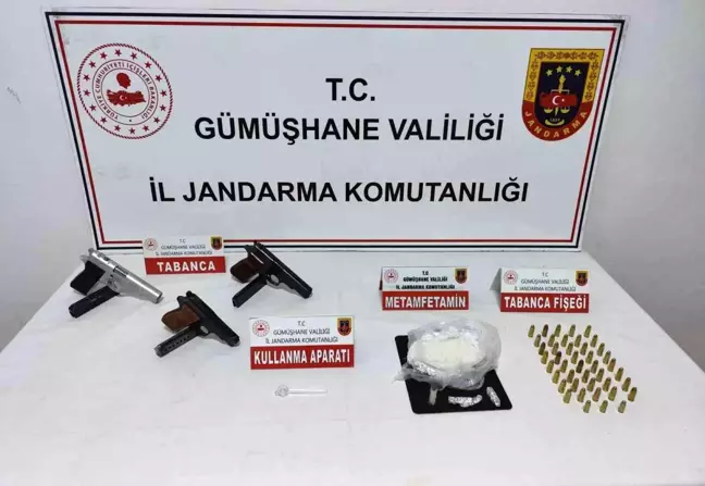 Gümüşhane'de Uyuşturucu ve Silah Operasyonu