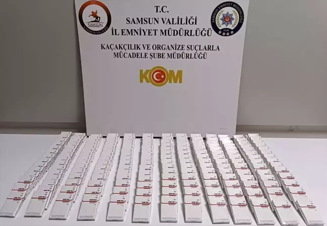 Samsun'da Kaçakçılık Operasyonu: 1200 Paket Gümrük Kaçağı Sigara Ele Geçirildi