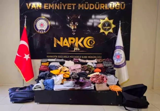Van'da 48 Kilogram Uyuşturucu Madde Ele Geçirildi