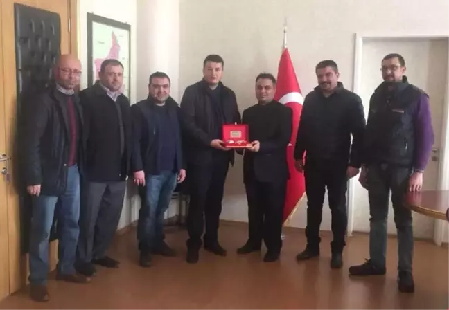 Başkan Ergün'den Kaymakam Halim'e Ziyaret