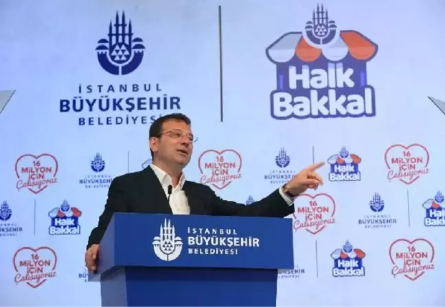 İMAMOĞLU 'HALK BAKKAL' PROJESİNİ TANITTI