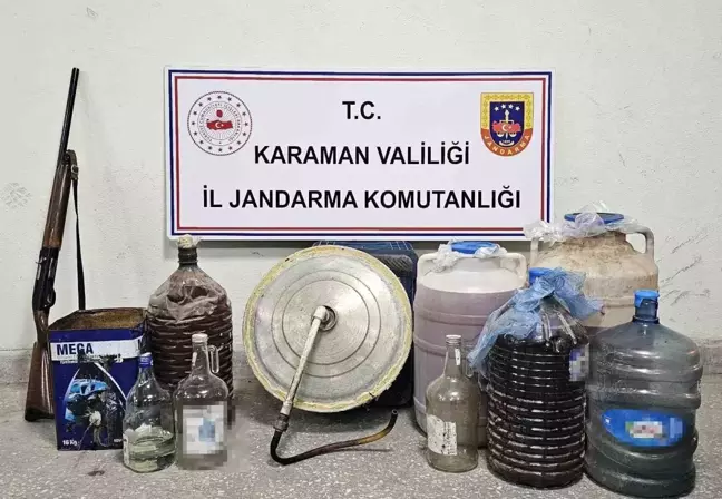 Karaman'da Sahte İçki Operasyonu: 4 Gözaltı