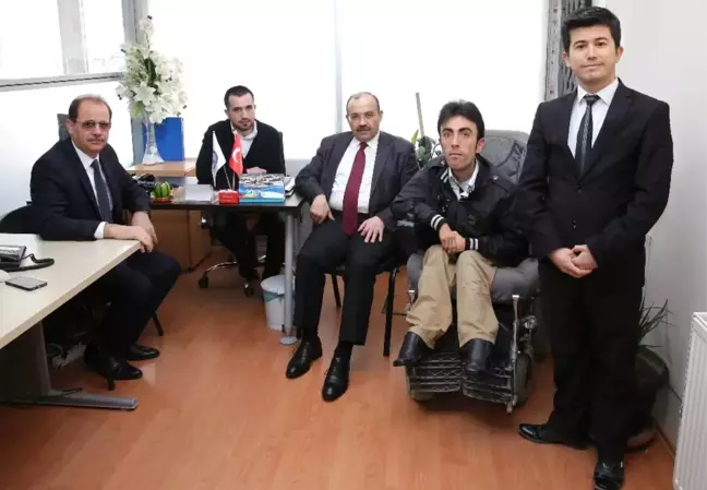 Vali Ustaoğlu'ndan Engelli Çalışanlara Ziyaret