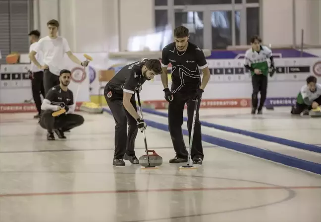 Curling Süper Lig Müsabakaları Erzurum'da Başladı