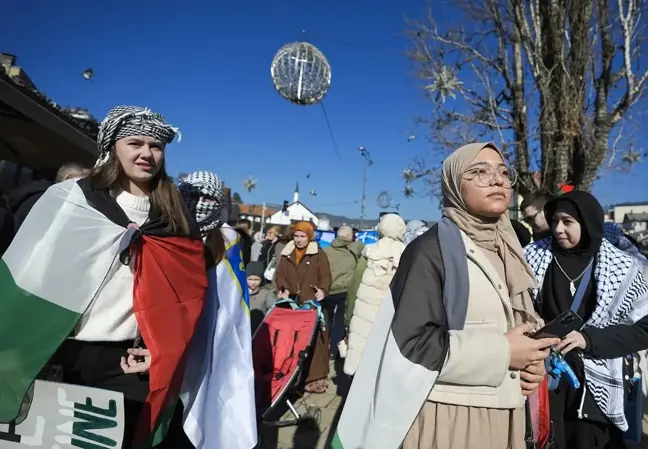 Saraybosna'da Gazze için Dayanışma Etkinliği