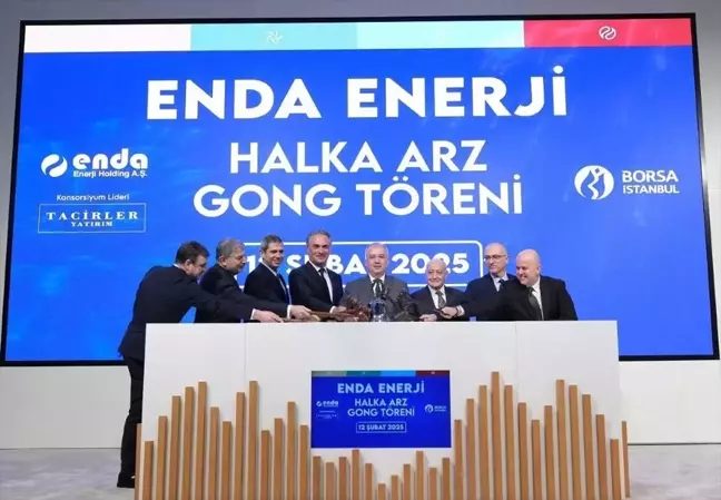 Enda Enerji Holding Borsa İstanbul'da İşlem Görmeye Başladı