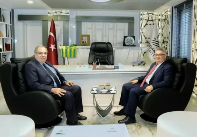 Vali Pekmez Başkan Kutlu ile Bir Araya Geldi