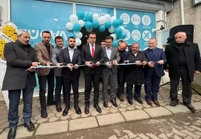 TÜGVA Cumayeri ilçesinde temsilcilik açılışına katıldı