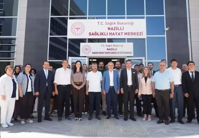 Aydın'da AK Parti Heyeti Nazilli Sağlıklı Hayat Merkezi'ni Ziyaret Etti