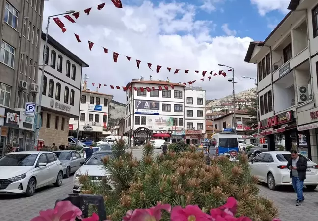 Beypazarı'nda Caddeler Çiçeklerle Renkleniyor