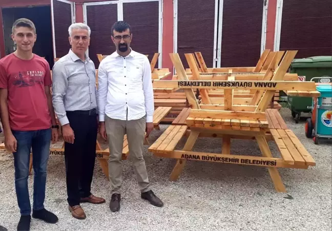 Adana Belediyesinden Boztepe Belediyesine park ve bahçe malzemeleri hizmeti