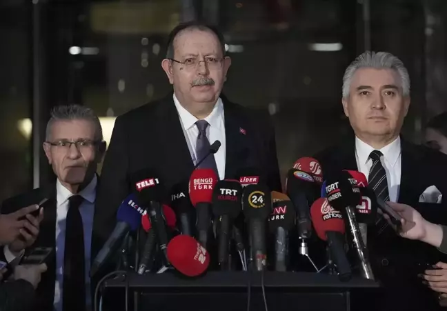 YSK Başkanı Yener: Mahalli İdareler Genel Seçimleri'nde yayın yasağı kaldırıldı
