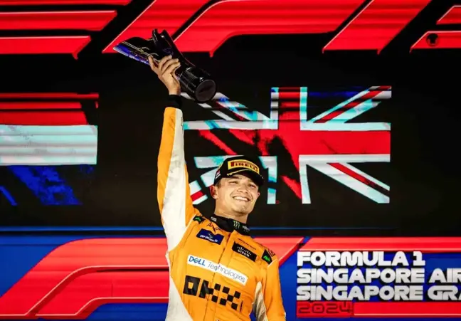 Lando Norris Singapur Grand Prix'sini Kazandı