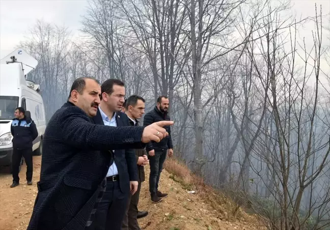 Trabzon'daki örtü yangınlarını söndürme çalışmaları sürüyor