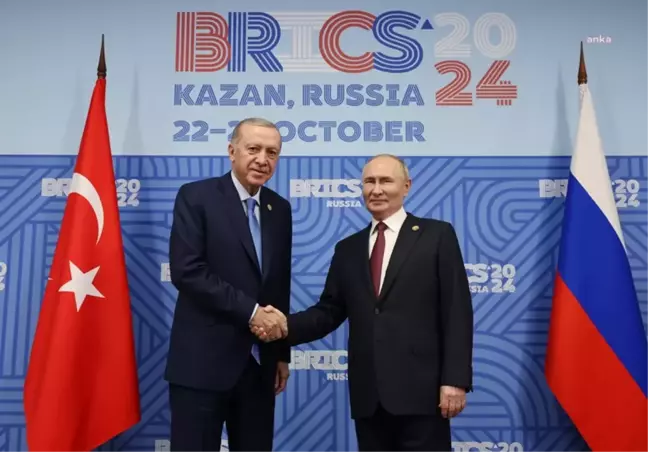 Cumhurbaşkanı Erdoğan, Rusya Devlet Başkanı Putin ile Görüştü