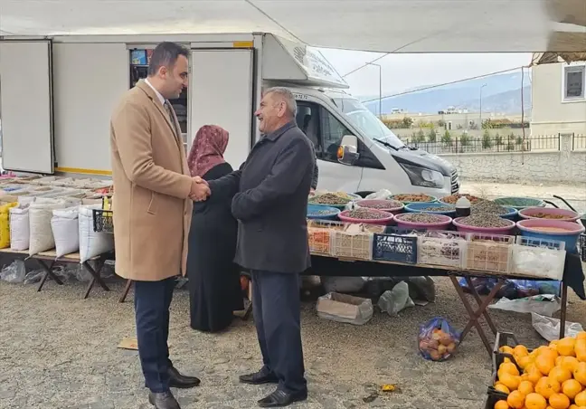 Hasankeyf Kaymakamı İmrak, Semt Pazarını Ziyaret Etti