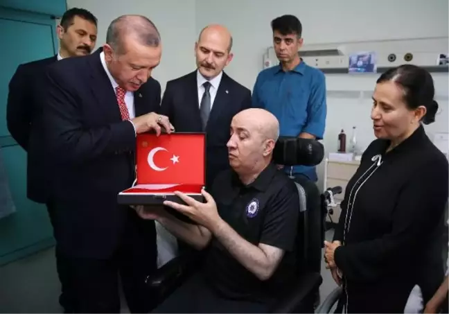 Cuhmurbaşkanı Erdoğan Turgut Aslan'ı Ziyaret Etti