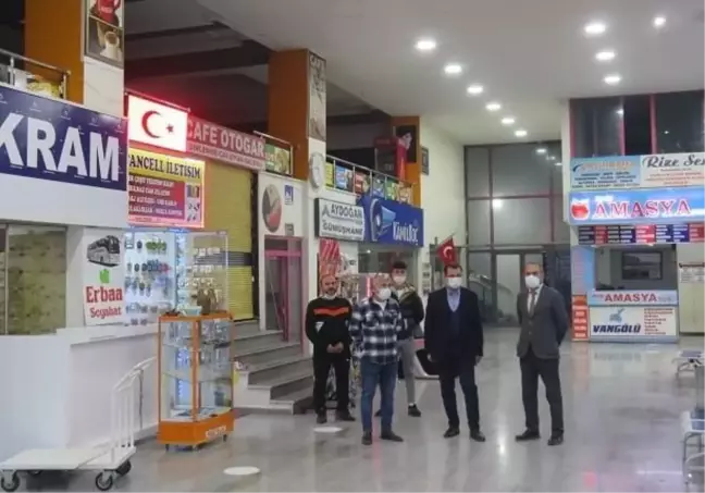 Merzifon Kaymakamı Güldoğan'dan esnaf ziyareti