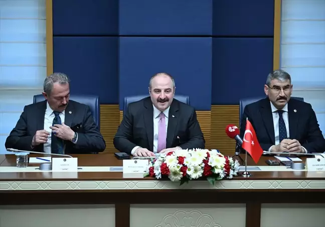 TBMM Sanayi, Ticaret, Enerji, Tabii Kaynaklar, Bilgi ve Teknoloji Komisyonu Başkanı Mustafa Varank, KKTC Cumhuriyet Meclisi İdari, Kamu ve Sağlık İşleri Komitesi Başkanı Emrah Yeşilırmak ile Görüştü