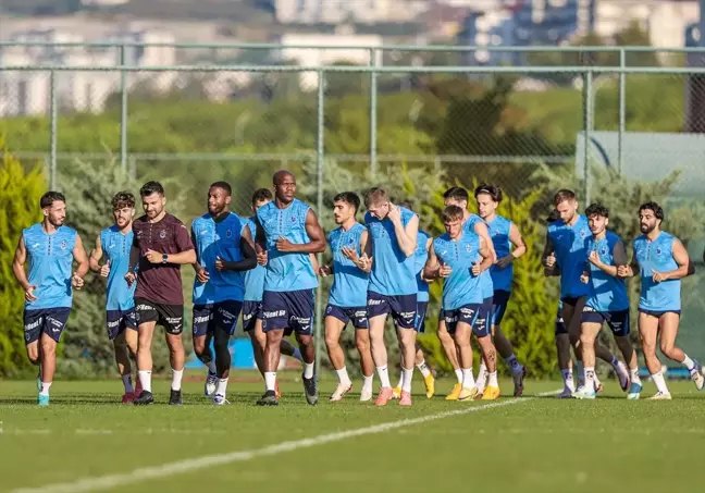 Trabzonspor, Ruzomberok maçı için hazırlıklarını sürdürdü
