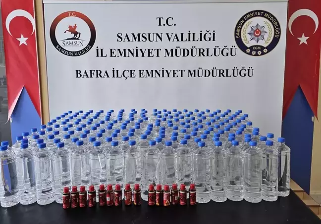 Bafra'da Kaçakçılık Operasyonu: 200 Litre Etil Alkol Ele Geçirildi